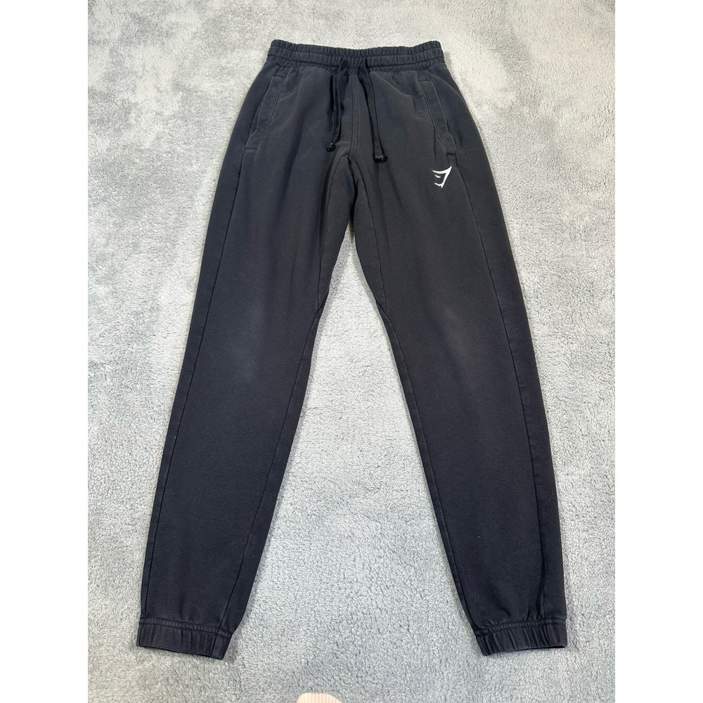 Gymshark Joggers Mens XS Black Essential Oversized Performance Athletic Gym